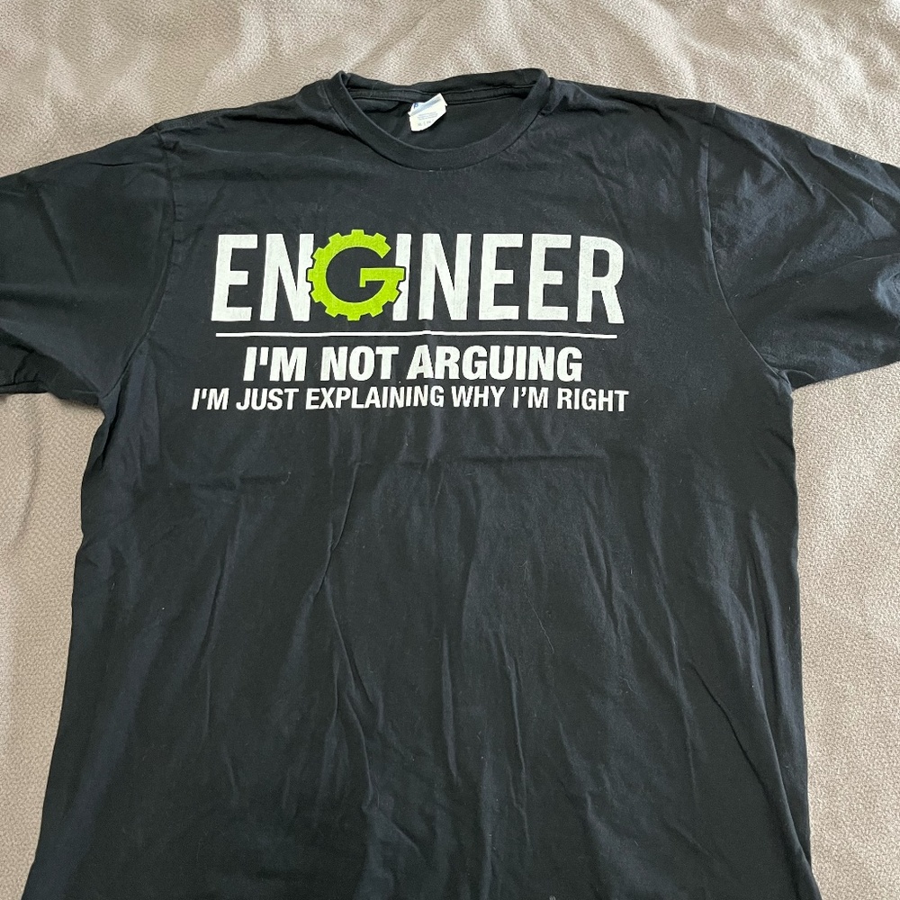 Black Graphic Tee shirt size xl